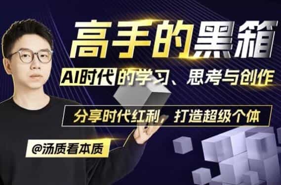 高手的黑箱:AI时代学习与创作