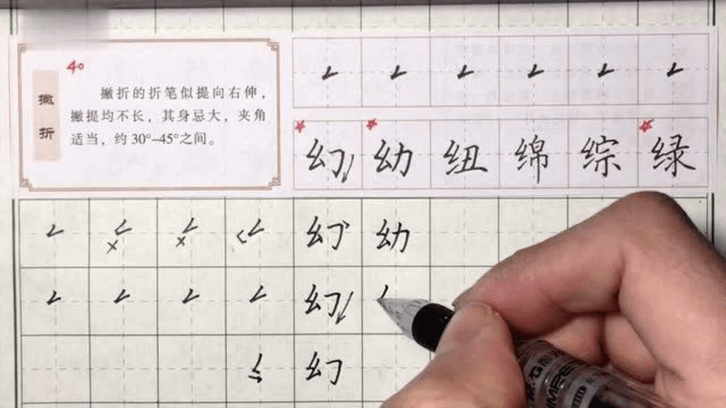 某宝花299买的VIP硬笔书法课程(共250课完结) 手把手教 附可打印控笔素材
