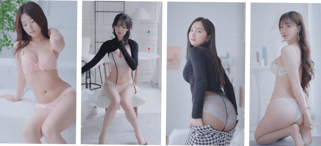 韩国美女模特/内衣/丝袜 试穿/换衣合集，4K超高清画质，共28GB