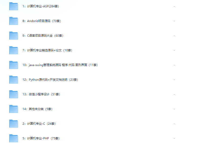 💻大学计算机专业源码毕设项目代码资料大合集【37GB】